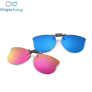 Солнцезащитные очки для мальчиков и девочек с поляризационными клипсами для рыбалки в ночное время, анти-УФ, для вождения, рыбалки, два стиля, солнцезащитные очки с клипсами, зеркальные UV400 ZB-69