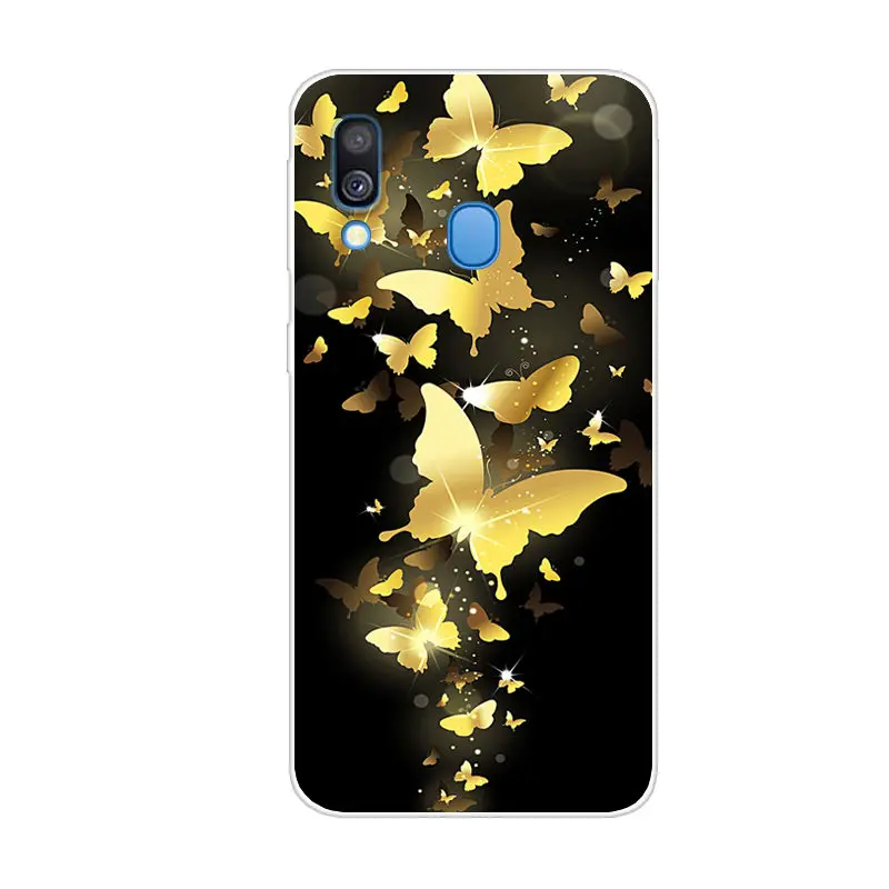 Мягкий мультяшный чехол для Samsung A40 силиконовый задняя крышка телефона Galaxy GalaxyA40 A