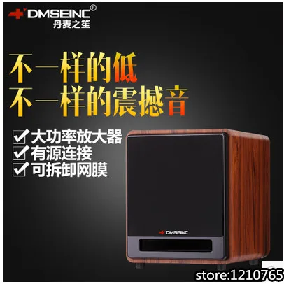 Дания 10 дюймовый длинный ход HIFI Активный супер бас сабвуфер V10 160 Вт Выходная