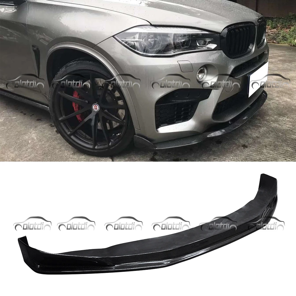 Передний бампер для BMW X5M X6M F85 F86 из углеродного волокна спойлер стайлинга
