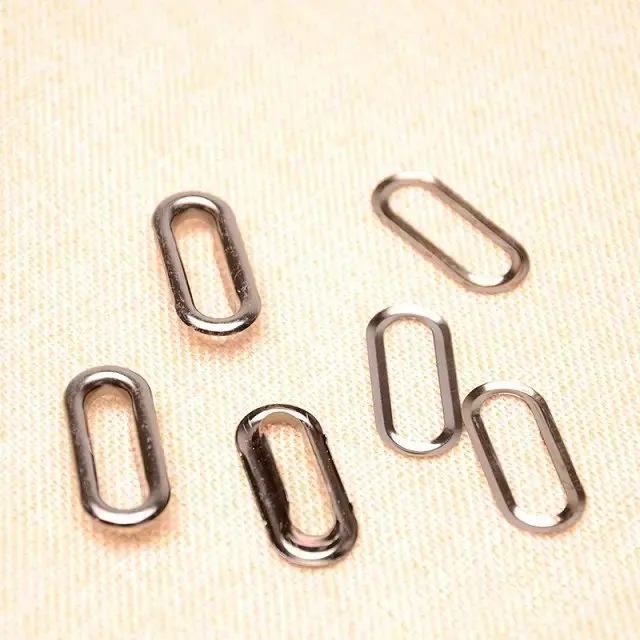 1 inch ( 25 mm ) Gunmetal Oval Eyelet Grommets