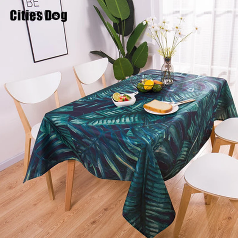 geometry Linen Table Cloth Country Style Plaid Print Multifunctional Rectangle Cover Tablecloth Home Kitchen Decoration | Дом и сад