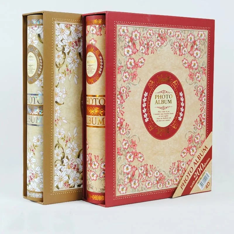 Фотоальбом свадебный Большой 6-дюймовый с интерфейсом для фотографий 4x6 дюймов