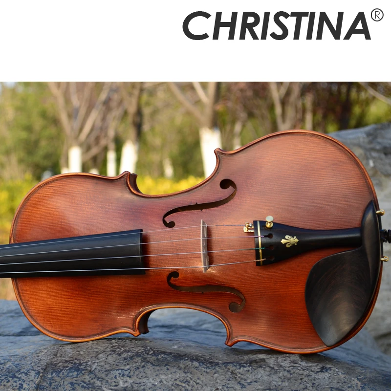 Профессиональные скрипки Кристина V06B 4/4 ручной работы античные бесплатная
