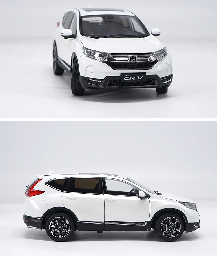 1:18 сплав игрушка Honda CRV модель автомобиля SUV белый желтый авторизованный подлинные детские игрушки подарки оригинальная коробка