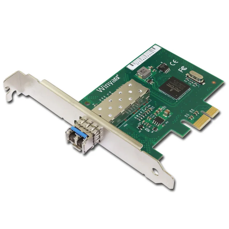 Winyao WY5720DF-LX PCI-Express X1 1000 Мбит/с LC 1310nm Gigabit Ethernet Lan волоконная настольная сетевая карта