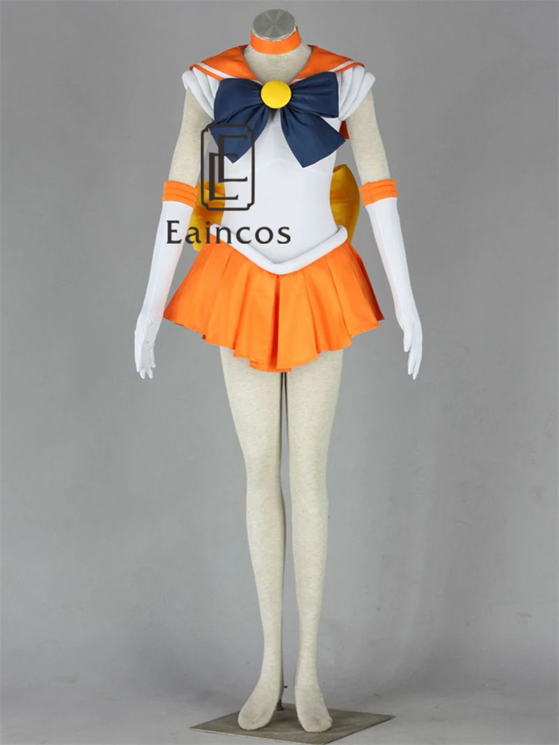Аниме Сейлор Мун Венера боевая униформа косплей Рождественская вечеринка костюм