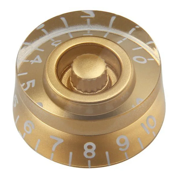 

Electric Guitar Control Speed Knobs for LP Knob Parts Replacement Gold 4 Pcs