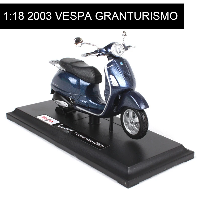 Модель мотоцикла Maisto 1:18 VESPA Piaggio 2003 granтуризм модель велосипеда база литые мото
