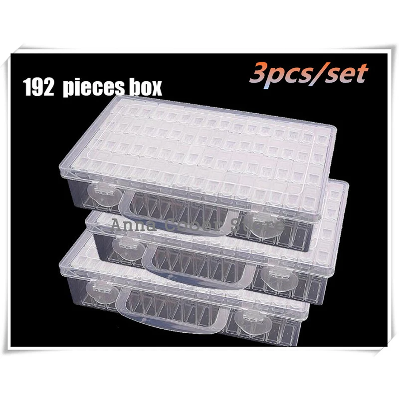 64 сетка инструменты для вышивки картин со стразами аксессуары хранения Ящик