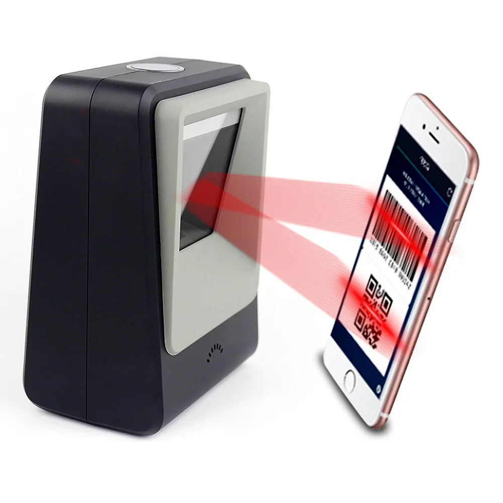 1D 2D автоматический настольный сканер штрих-кодов, Symcode USB Handsfree проводной считыватель штрих-кодов с функцией автоматического сканирования