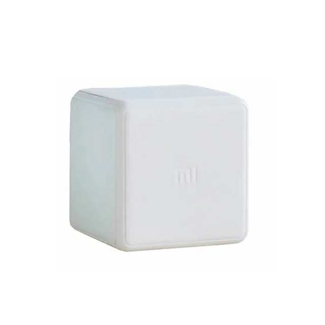 Белый Xiao mi mi Magic Cube контроллер Zigbee версия управляется шестью мерами с телефоном приложение для умного дома устройство Прямая поставка - Цвет: Белый
