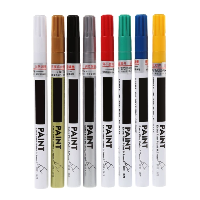 12pcs American Sharpie 37002 Permanent Marker Ultra Fine Point Oil  Waterproof Ink Black Blue White Paint Marker Pen Clean Pen - AliExpress