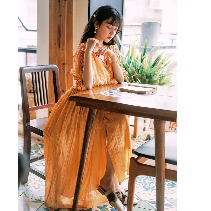 2019 новые модные женские платья для отдыха с эластичной резинкой на талии тонкое