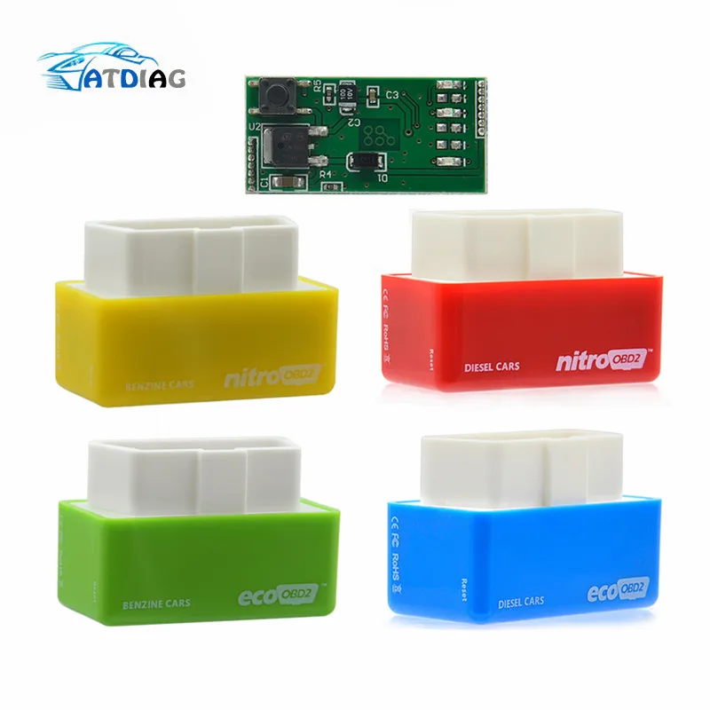 Новая бензиновая вилка EcoOBD2 и Nitro OBD2 производительность привода для бензинового