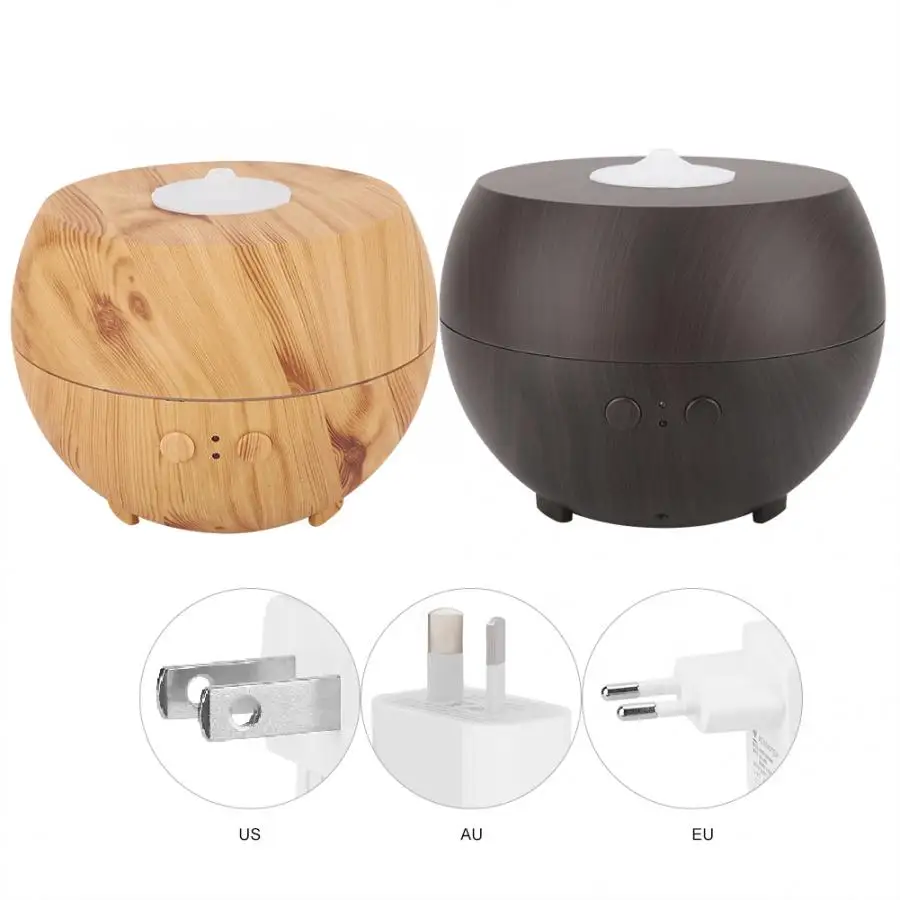 600 мл USB Электрический ультразвуковой увлажнитель воздуха Арома-диффузор эфирное
