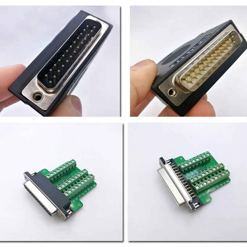 Разъем DB25 25 штырьковый и гнездовой разъем для наконечника сигнала отверстие