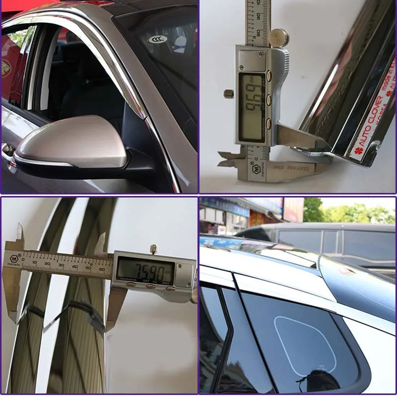 1 комплект новый хромированный козырек от солнца и дождя для Kia K5 2016|Навесы