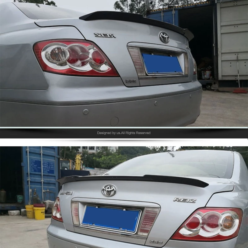 Mark X Reiz ABS Пластик Неокрашенный Грунтовка заднего крыла Спойлер для ToyotaMark X с color2005-2011