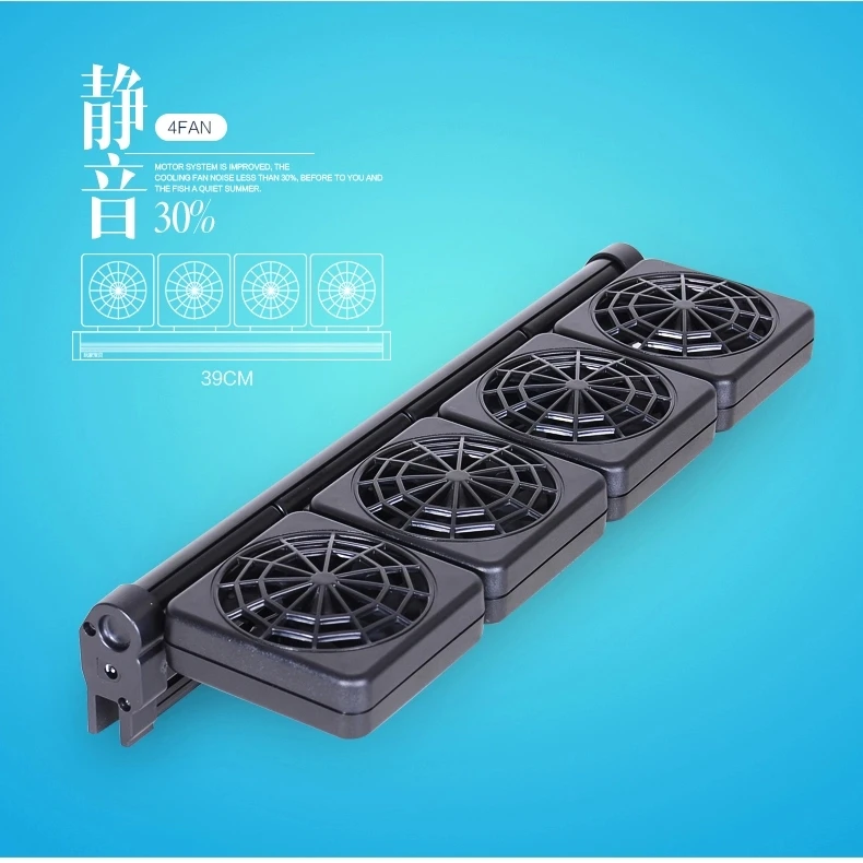 Вентилятор охлаждения 110v ~ 240vmini nano клип на водяное растение для аквариума