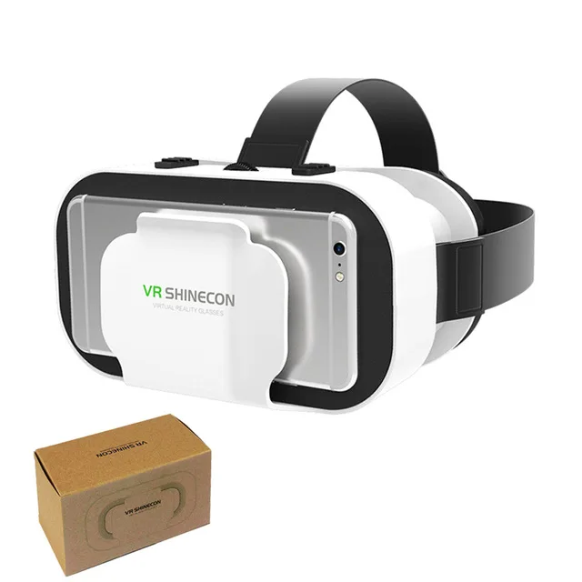 VR SHINECON 5,0 Очки виртуальной реальности 3D очки для 4,7-6,0 дюймового телефона - Цвет: Only VR