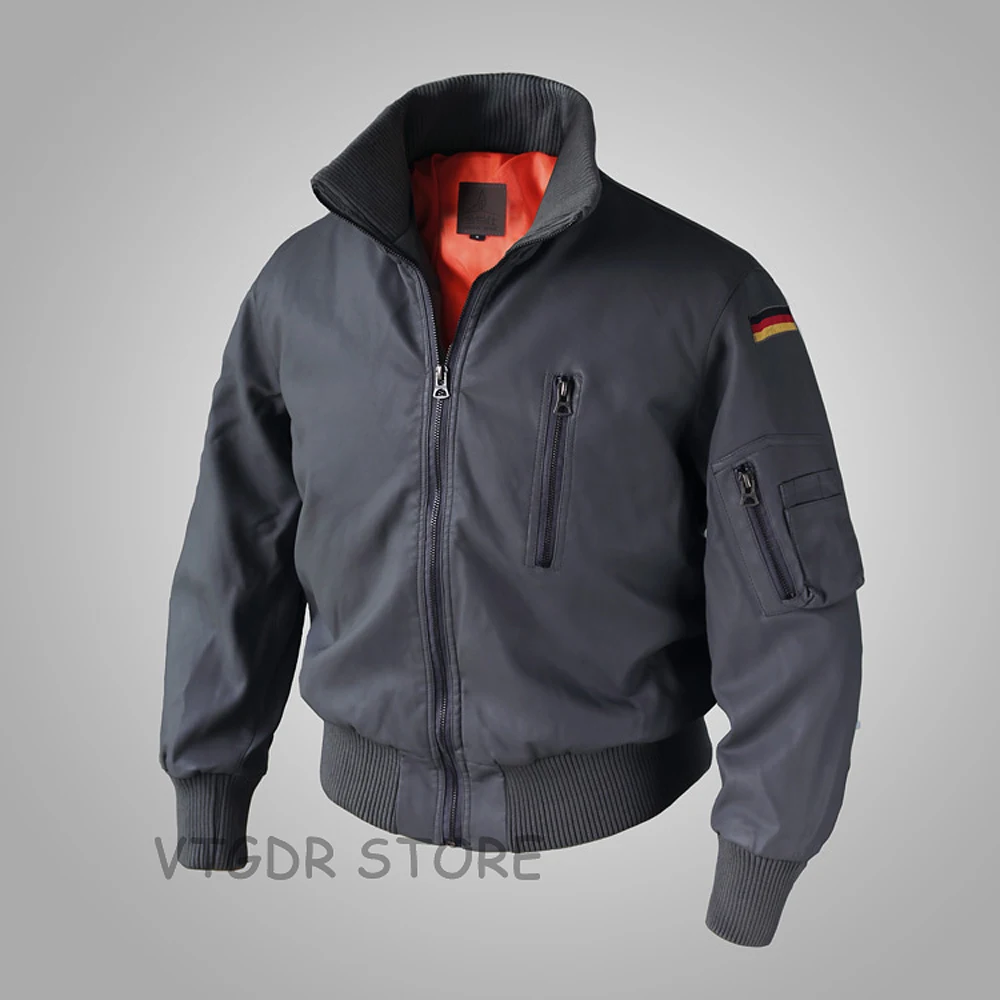 Немецкая Летающая кожаная куртка ВВС для мужчин GAF активная Военная хлопковая
