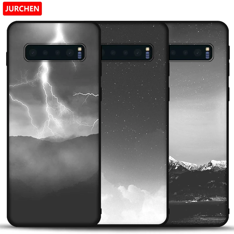 JURCHEN чехлы для телефонов Samsung Galaxy S10 чехол Plus силиконовый мягкий Lite чехол|Бамперы| |