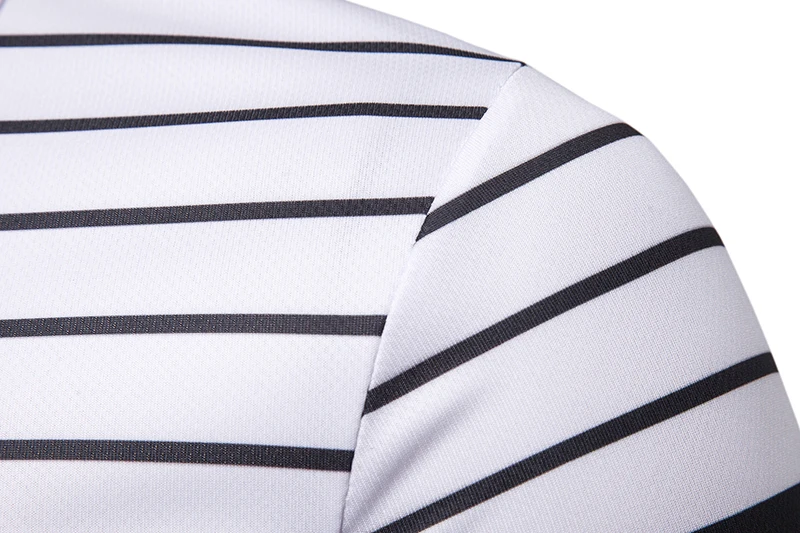 Летняя Новинка 2020 Мужская рубашка поло мужская полосатая дизайнерская деловая