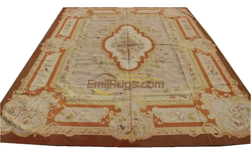 

Antique Aubusson Style Neo Classical Carpet Handmade Carpets For Living Room Rectangle Carpet Ushak Carpet