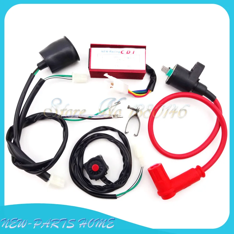 Оплетка для проводов Kill Switch гоночная катушка зажигания CDI для 50cc-160cc SSR YCF Pit Dirt Bike