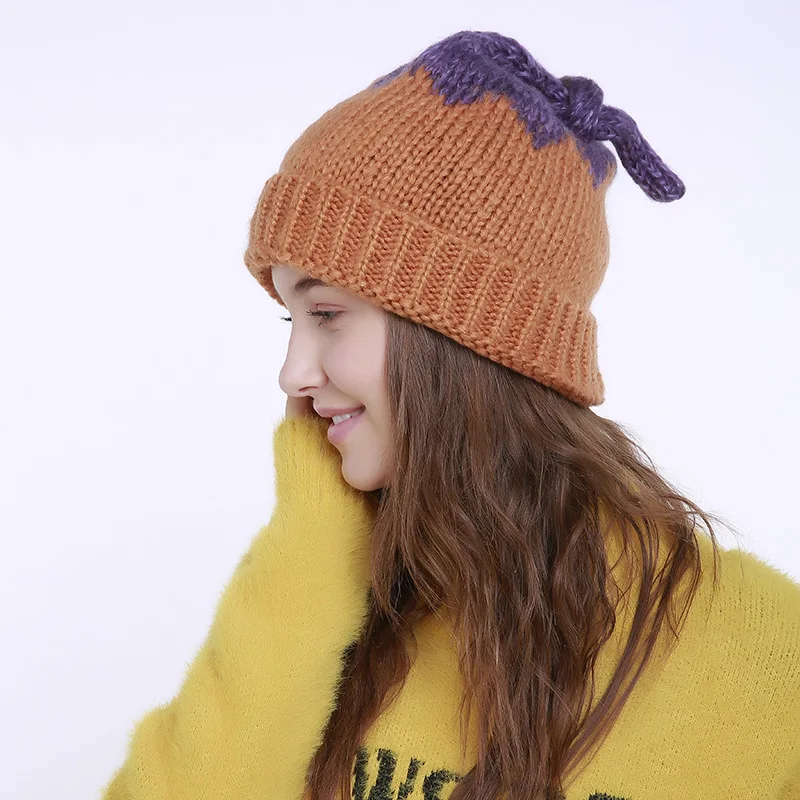 Шапки-бини шапки женские зимние теплые высококачественные маски для лица в