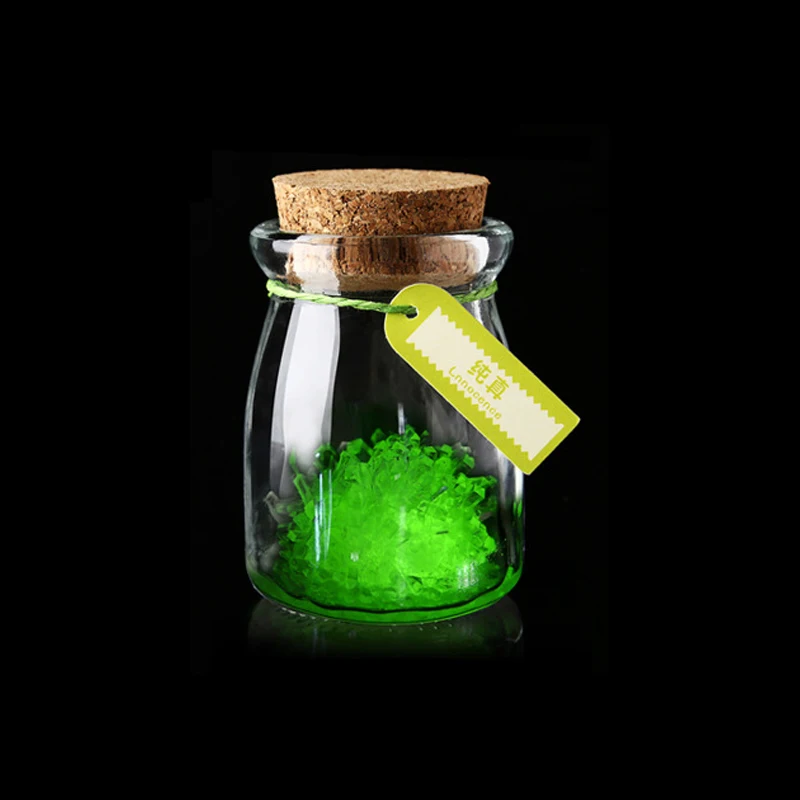 Светящаяся в темноте Желая бутылка Сделай Сам яркая светящаяся Песочная краска