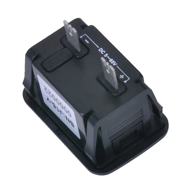 Цифровой вольтметр водонепроницаемый измеритель напряжения для