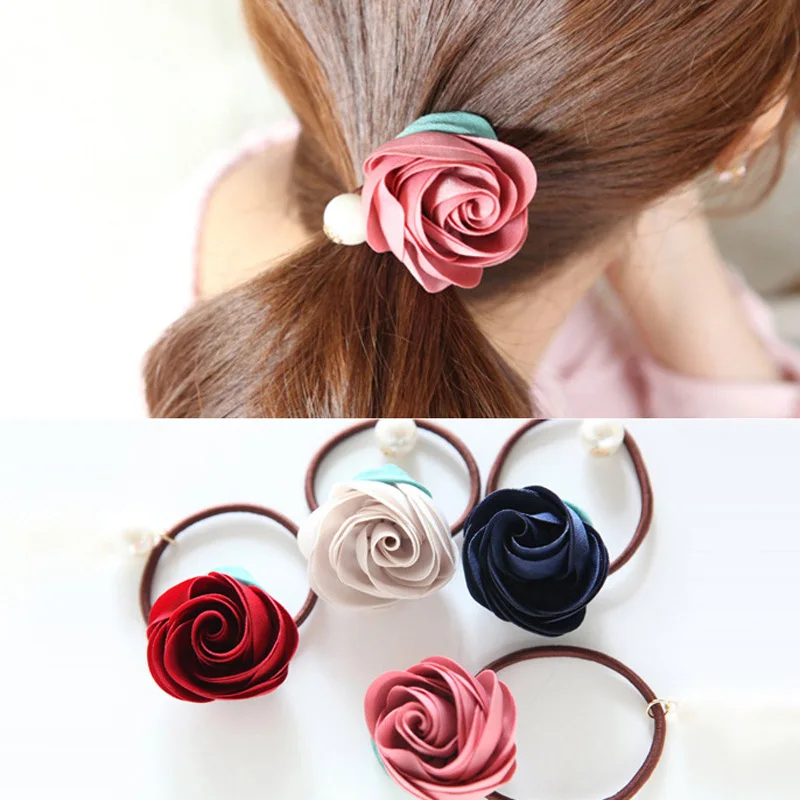 Женская резинка для волос в Корейском стиле эластичная заколка хвоста аксессуар