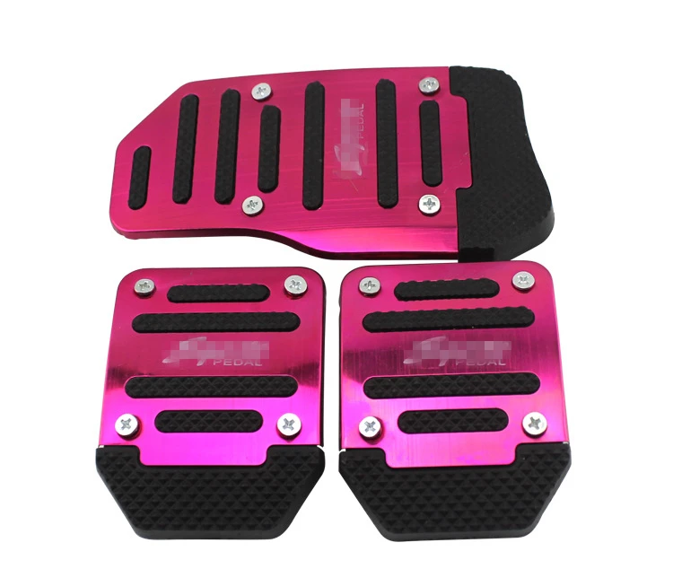 3 Pieces Set Universal Aluminum Alloy Automatic Car Foot Pedal Brake Throttle Kit Anti-slip | Автомобили и мотоциклы