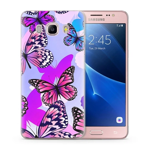 Чехол CaseCoque для Funda Samsung Galaxy J5 2016 чехол J510 J510F из ТПУ мягкий с изображением бабочки