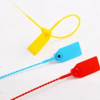 40pcs high quality plastic seal disposable anti theft cable tie 250mm bead type for file bag wholesale price
