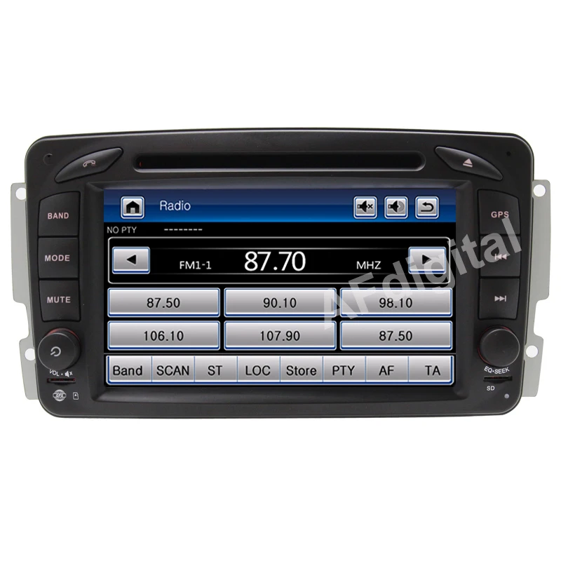 2 Din 7 дюймов Автомобильный dvd-плеер для Mercedes Benz W209 W203 W168 M ML W163 W463 Viano W639 Vito Vaneo