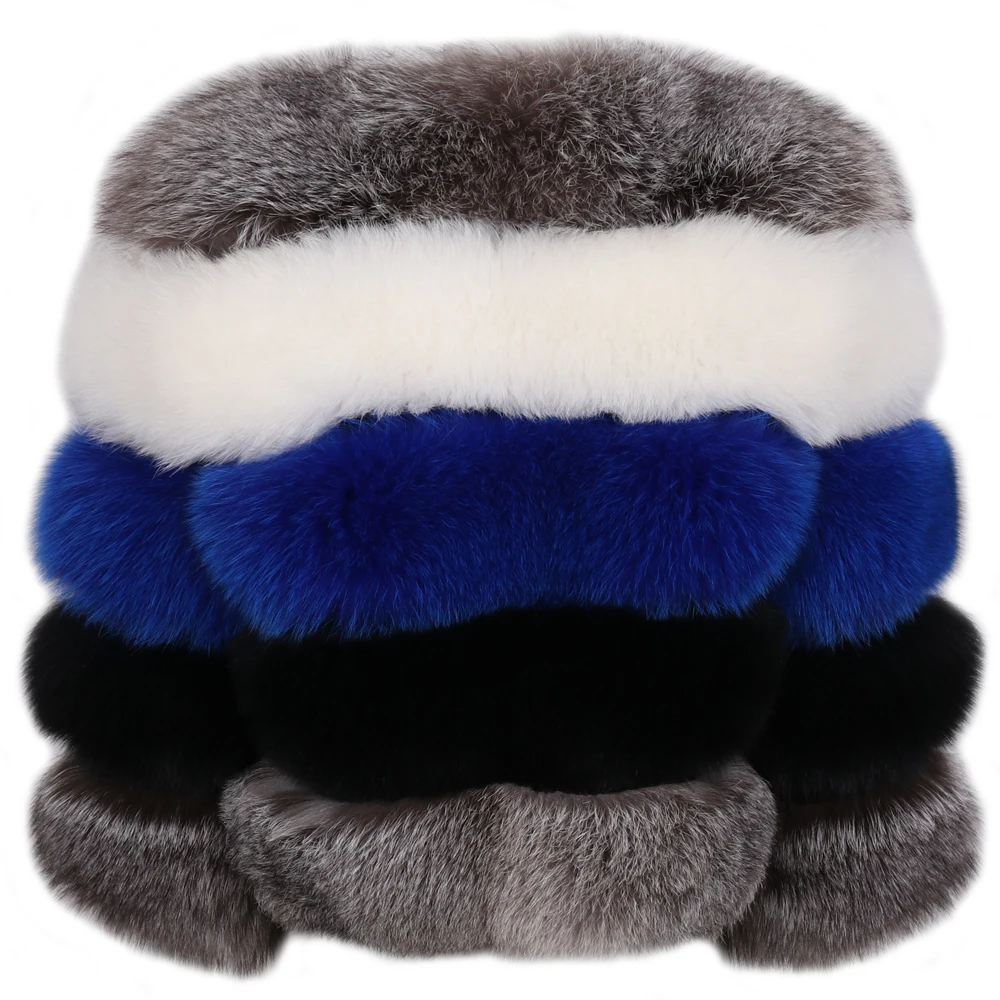 lady fur jacket women real natural fox outwear | Женская одежда