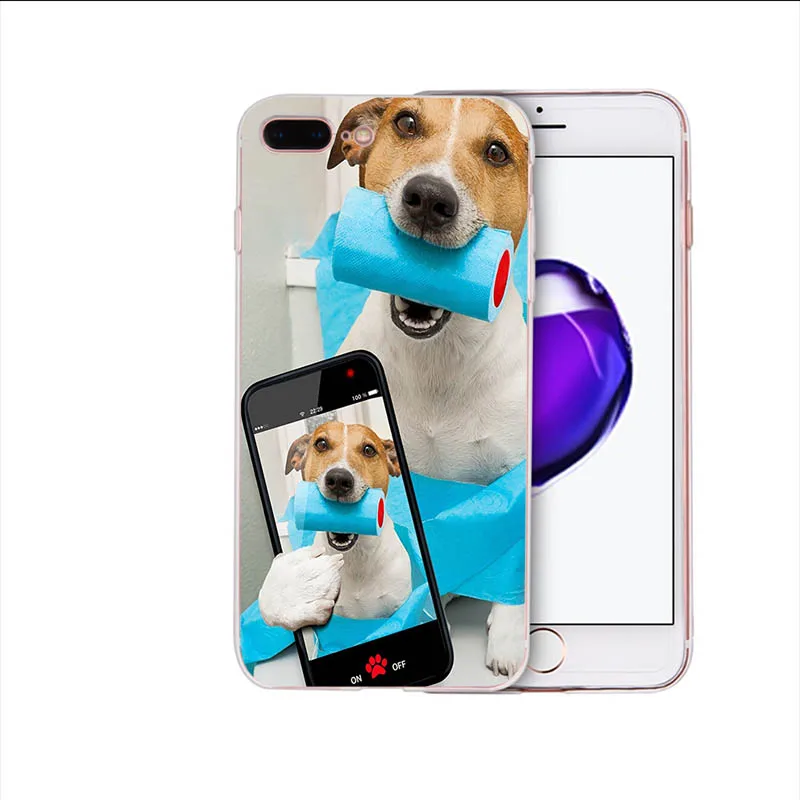 Мягкий силиконовый чехол для телефона с очками iphone x xs xr xsmax 7 8 6s 6 plus 5 | Мобильные