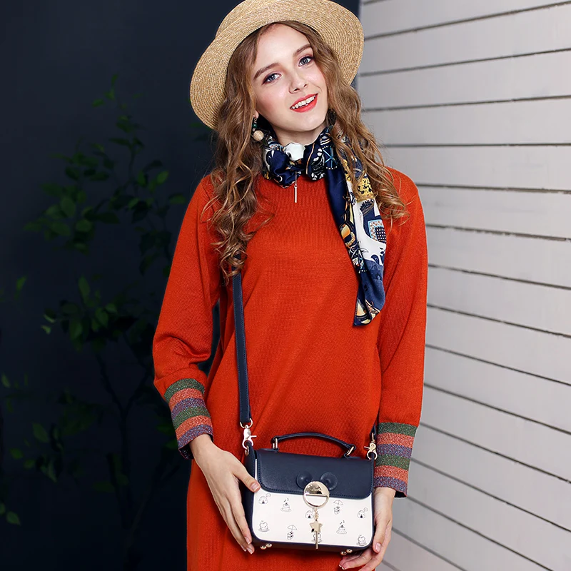 ПРОСТО ЗВЕЗДА 2017 Роскошные Дизайнерские Для женщин ручной Сумки Микки Сумка Lady