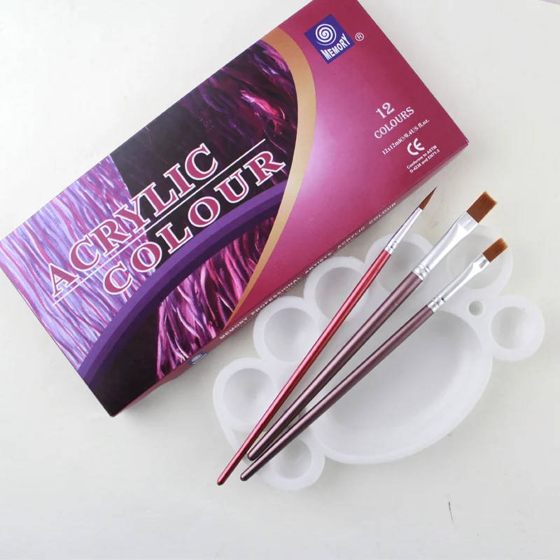 Высококачественные акриловые краски набор трубок для рисования ногтей