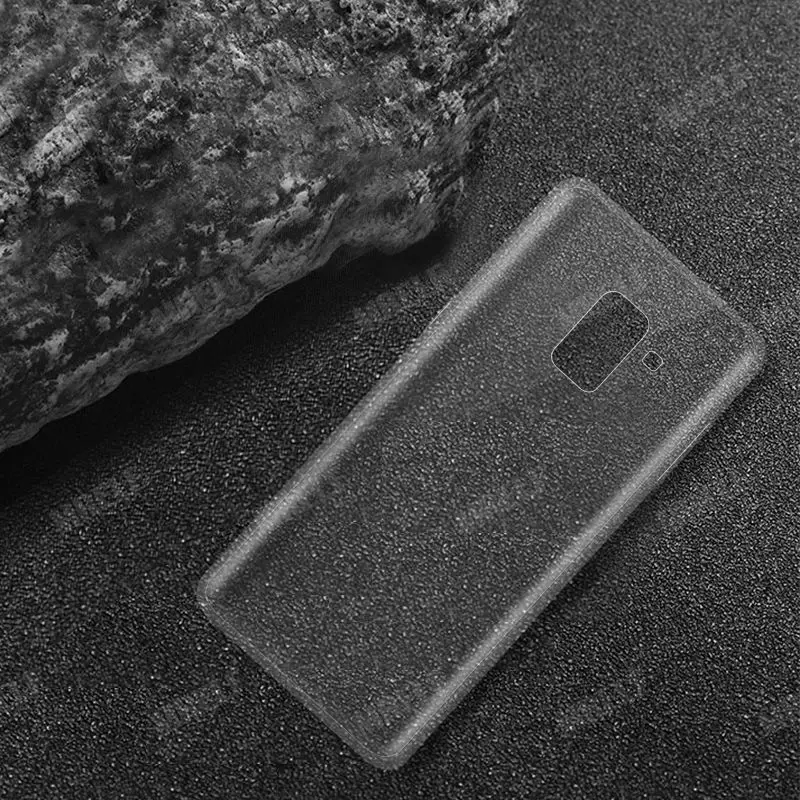 MRELF Clear Case For Samsung Galaxy A8 2018 Silicone Transparent TPU Back Phone Cover Coque |