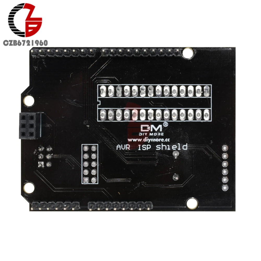 AVR ISP щит сжигания Bootloader программист Плата расширения для Arduino UNO R3|Детали и