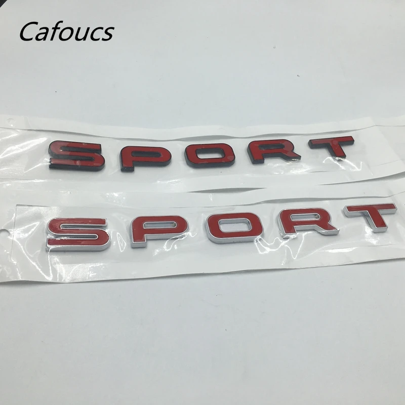 Cafoucs для Land Rover Range Sport Tailgate письма багажник крышка багажника значок металлическая