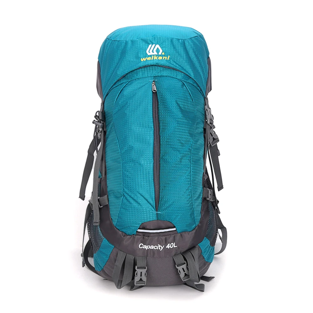 Lake blue 40+ 10L походный рюкзак Водонепроницаемый походный рюкзак дорожная сумка через плечо с дождевой крышкой для мужчин и женщин спортивные - Цвет: Lake blue