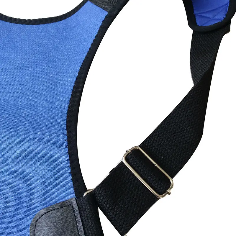 

Blue Posture Corrector Belt for Women Men Corset Back Belt Upper Back Braces Posture Support Orthopedic Lumbar Belts AFT-B002