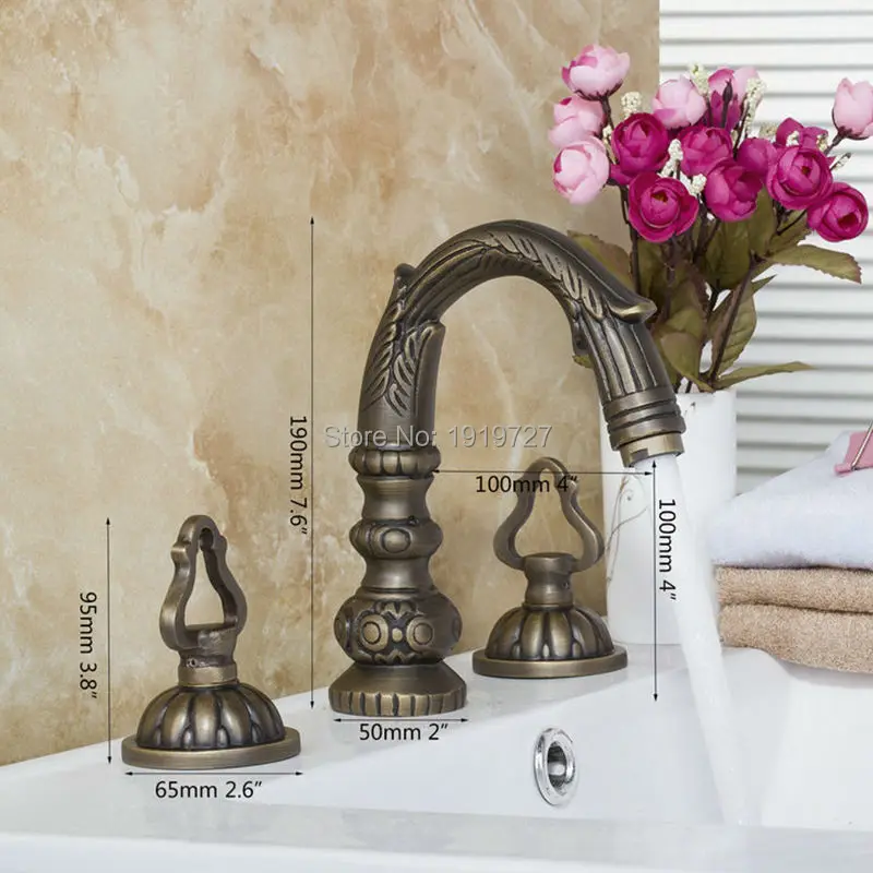 Оптовая продажа Высокое качество 100% твердый медный древний Санузел кран