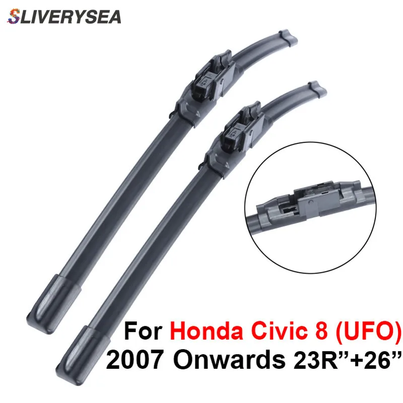SLIVERYSEA щетка стеклоочистителя для Honda Civic 8 (UFO) 2007-2016 26 ''+ 23 'r высокое качество