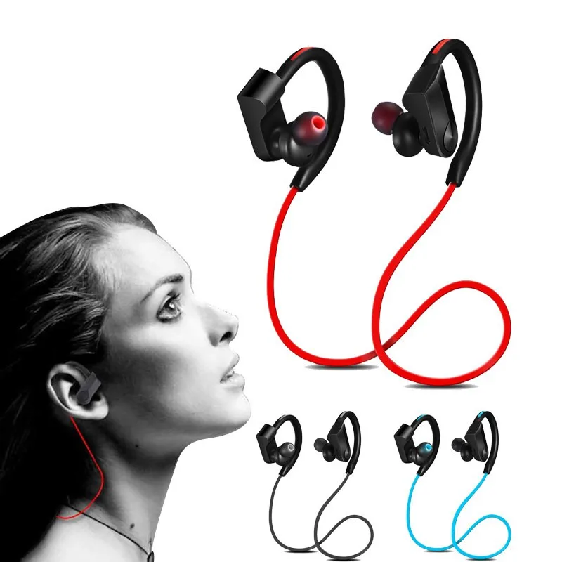 IPX5 Водонепроницаемый ударный бас стерео беспроводной Bluetooth спортивный ушной крючок наушники-вкладыши настоящее качество звука